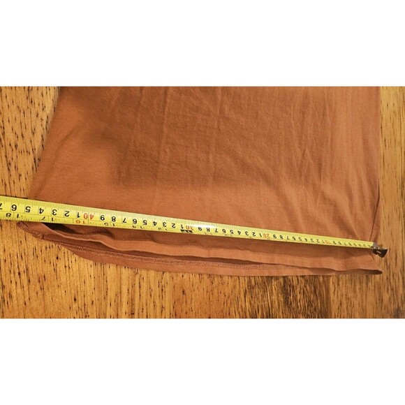 Peruvian Connection Extreme T-Neck Medium Whiskey Orange Turtleneck Pima Cotton - Picture 6 of 8